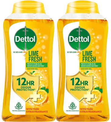 Dettol Lime fresh Body Wash� & shower gel(2 x 250 g)