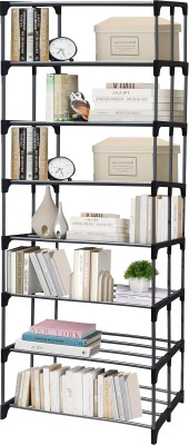 Sanam Store BOOKCASES Metal Open Book Shelf(Finish Color - DARK-BLACK, DIY(Do-It-Yourself))