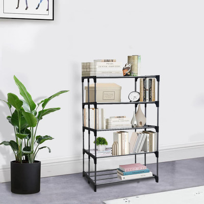 Philoshop 5 Tier Metal Metal Open Book Shelf(Finish Color - Blue, DIY(Do-It-Yourself))