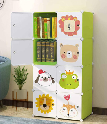 Sasimo Metal Open Book Shelf(Finish Color - Green, DIY(Do-It-Yourself))