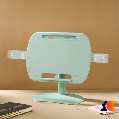 STANCRAY e book and iPad holder stand keeps your book and iPad organized with pen holder Plastic Open Book Shelf(Finish Color - BLUE, DIY(Do-It-Yourself))