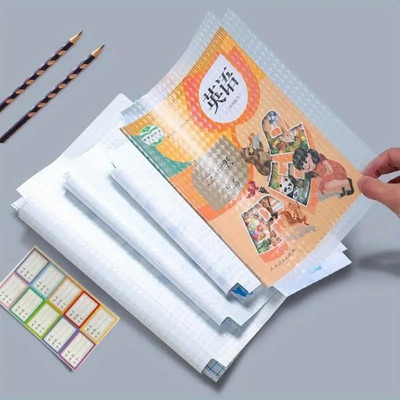 VIYUHK Transparent Paper Linen Soft Touch Canvas Roll (Set of 30)(Transparent)