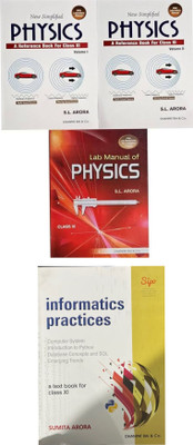 Combo of 2 books ( new simplified physics class 11+informative practice)(Paperback, Sl arora, Sumit arora)