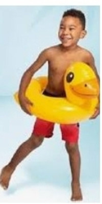 Combo of Book on Barbie as Swimming Princess and Playful Animal Shape Swim Pool Water Float Ring Tube Boat for Kids Inflatable.(Paperback, PANEL OF AUTHORS)