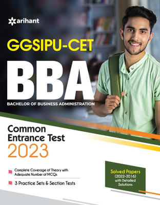 (OLD EDITION) Arihant GGSIPU CET BBA Common Entrance Exam Guide 2023(Paperback, Ashwini Kumar Prasad, Amogh Goel, Deepali Sharma)