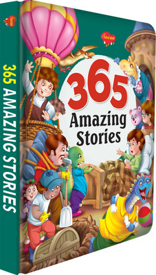 365 Amazing Stories (Padded Hardbound) : Children’s educational storybook, Fun kids learning book, Bedtime children story book(Hardcover, Manoj Publications)