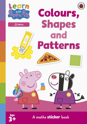 Learn with Peppa: Colours, Shapes and Patterns sticker activity book(English, Paperback, Peppa Pig)