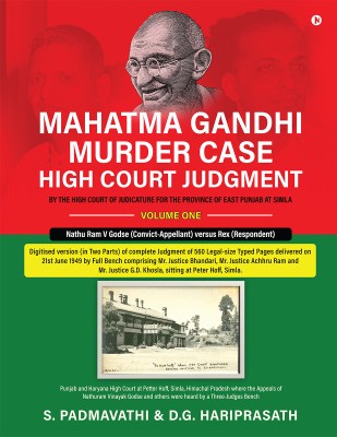 Mahatma Gandhi Murder Case  - High Court Judgment Volume One(English, Paperback, S Padmavathi)