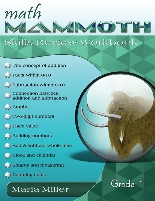 Math Mammoth Grade 1 Skills Review Workbook(English, Paperback, Miller Maria Dr)