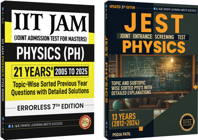IIT JAM and JEST Physics PYQ Combo Book  - 2026 | (2005-2025) Previous Year and Practice Questions with Detailed Solutions | Chapter Wise and Topic wise Sorted Questions | Best Seller Book for IIT JAM Physics & JEST Physics Exams in India | Two Brothers Publications(Paperback, IFAS Publications)