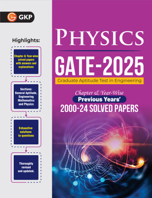 Gate 2025 : Physics - 25 Years' Chapter-Wise & Year-Wise Solved Paper(English, Paperback, unknown)