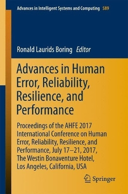 Advances in Human Error, Reliability, Resilience, and Performance(English, Paperback, unknown)