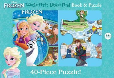 Frozen Little My First Look & Find Shaped Puzzle(English, Hardcover, Kids P I)