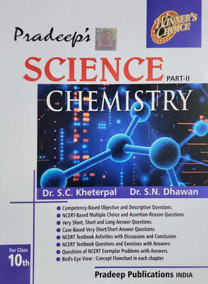 Pradeep's Science Chemistry Part - II for Class 10 - Examination 2025-26(Pradeep Publications, S.C. KHETERPAL)