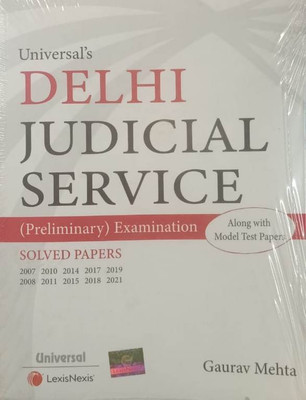 UNIVERSAL'S DELHI JUDICIAL SERVICE (PRELIMINARY) EXAMINATION (ALONG WITH MODEL TEST PAPERS)(Paperback, GAURAV MEHTA)