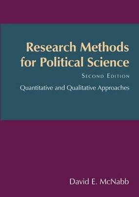 Research Methods for Political Science(English, Hardcover, McNabb David E.)