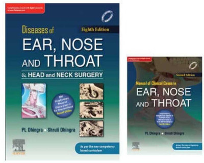 DISEASES EAR NOSE AND THROAT & HEAD & NECK SURGERY (8 TH EDITION ) (ENGLISH & PAPERBACK )(Paperback, PL DHINGRA)