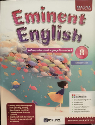 Eminent English (A Comprehensive Language Coursebook) Grade 8(Paperback, Soma Dutta, Divyanshu Gupta)