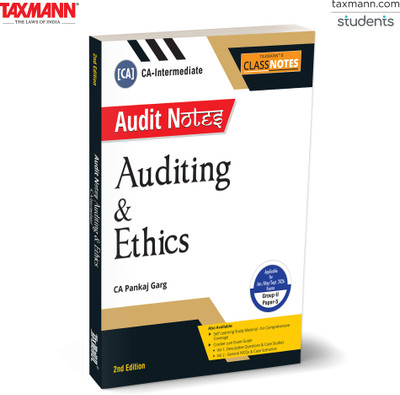 Taxmann's CLASS NOTES for Auditing & Ethics | Audit Notes (Paper 5 | Auditing) – Premium Design | Concise Point-wise Format | Visual Aids for CA Inter | Jan./May/Sept. 2026 Exams(Paperback, CA Pankaj Garg)