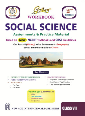 Golden Social Science Workbook: Assignments & Practice Material (Based on NCERT Textbook) for Class- 7(Paperback, Chaturvedi, Pragya)