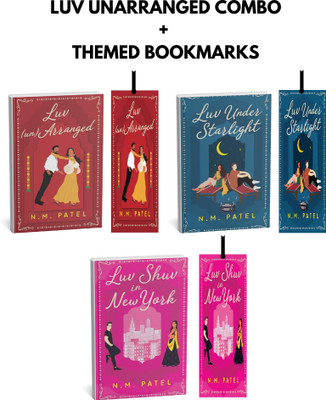 Luv Un Arranged set | (Luv un arranged, Luv under starlight, Luv shuv in New York) | 3 books combo | Themed bookmarks | English(Paperback, N.M. Patel)