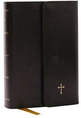 KJV Holy Bible: Compact with 43,000 Cross References, Black Leatherflex with flap, Red Letter, Comfort Print: King James Version(English, Paperback, Thomas Nelson)