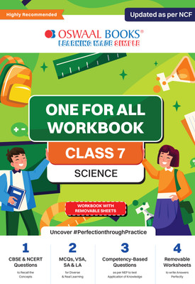 Oswaal Ncert & Cbse Pullout Worksheets Class 7 Science for 2024 Exam(English, Paperback, unknown)