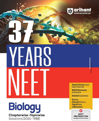 (Old Edition) Arihant 37 Years NEET Previous Year Solved Question Papers with NEET PYQ Chapterwise Topicwise Solutions Biology | Based on Latest Syllabus of NEET 2025(English, Paperback, Goel Parul)