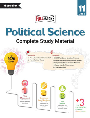 Full Marks Political Science Complete Study Material Class 11 | Based on Latest NCERT Textbook Political Science (Part A & Part B) and CBSE Syllabus | Includes Chapterwise Summary, Solved Q/A, Practice Papers and More(Paperback, Full Marks Pvt Ltd)