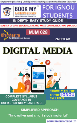 IGNOU MJM 28 Digital Media Study Guide (In Depth Guide) for Ignou Student(Paperback, BMA Publication)