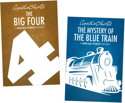 Agatha Christie | The Big Four, The Mystery of the Blue Train | Hercule Poirot | Set of 2 Books(Paperback, Pinwheel Books)