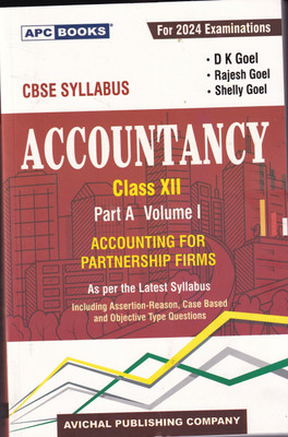 Accountancy Class- XII (Part-A)  - APC Books CBSE Class 12 Accountancy Part A Volume 1 D.K Goel with 2 Disc(English, Paperback, Goel D.K.)