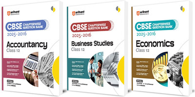 Arihant Cbse Chapterwise Question Bank 2025 2016 for Class 12 Business Studies, Economics and Accountancy Latest Syllabus Includes Solved Papers, Sample Papers, and Cbse Marking Scheme(English, Paperback, Jain Nidhi)