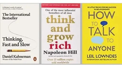 Thinking, Fast and Slow + Think And Grow Rich + How To Talk Anyone (3 Book Combo)(Paperback, JMD BOOKS)