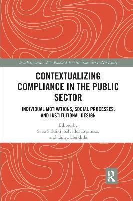 Contextualizing Compliance in the Public Sector(English, Paperback, unknown)