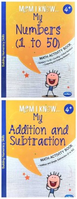 combo of 3 mom I know my (letters , addition and subtraction , numbers) activity book(Paperback, Navneet Education Ltd.)