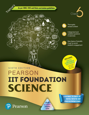 Pearson IIT Foundation'24 Science Class 6, As Per CBSE, ICSE . For JEE|NEET|NSTE|Olympiad|Free access to vidoes - 6 e(English, Paperback, unknown)