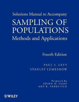 Sampling of Populations(English, Paperback, Levy Paul S.)