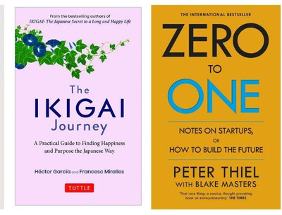 The Ikigai Journey + Zero to One (2 Book Combo)(Paperback, JMD BOOKS)