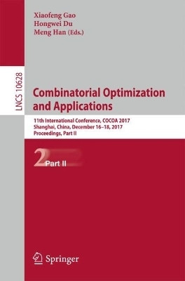 Combinatorial Optimization and Applications(English, Paperback, unknown)