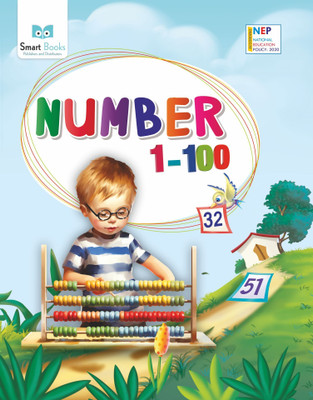 English Numbers Writing Book 1-100 (Practice) - Learn and Practice - Numbers 1 to 100 - 2 to 5 Years - Learn Numbers - Writing Book for Toddlers, Nursery, Pre-School Children books by Smart Books(Paperback, Smart Books)