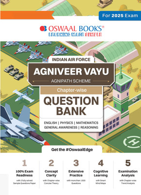 Oswaal Indian Air Force | Agniveer Vayu| Agnipath Scheme | Chapter-Wis(English, Paperback, unknown)