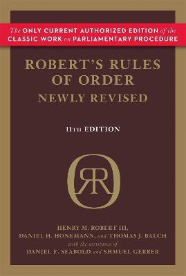 Robert's Rules of Order Newly Revised, 11th edition(English, Paperback, Seabold Daniel III)