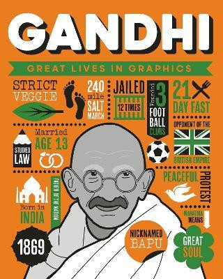Great Lives in Graphics: Gandhi(English, Hardcover, unknown)