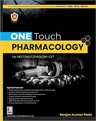 One Touch Pharmacology for Neet/Next/Fmge/Ini-Cet(English, Paperback, unknown)