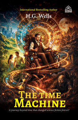 The Time Machine by H. G. Wells | Classic Science Fiction Novel on Time Travel & Future World | Timeless Sci-Fi Adventure Victorian Literature | Original Paperback Edition | Veteran Publishing House  - The Time Machine by H. G. Wells | Classic Science Fiction Novel on Time Travel & Future World | Ti