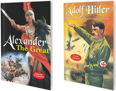 Biographies Of Great Personalities - Alexander the Great and Adolf Hitler book for kids : Book of great leaders, Learning book for kids, Educational learning book | Pack of 2 book for kids.(Paperback, Sawan)