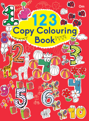 123 Copy Colouring Book(English, Paperback, Om Books Editorial Team)
