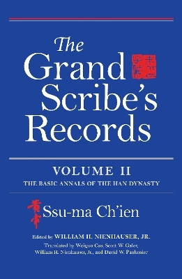 The Grand Scribe's Records, Volume II(English, Hardcover, Nienhauser William H. Jr.)