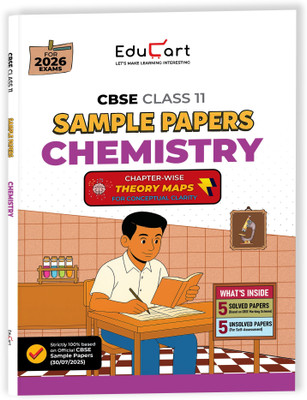 Educart CBSE Sample Paper Class 11 2025-26 – Chemistry (Based on latest CBSE Sample Papers Released on 30-07-25) For 2026 Exam(Paperback, Educart)